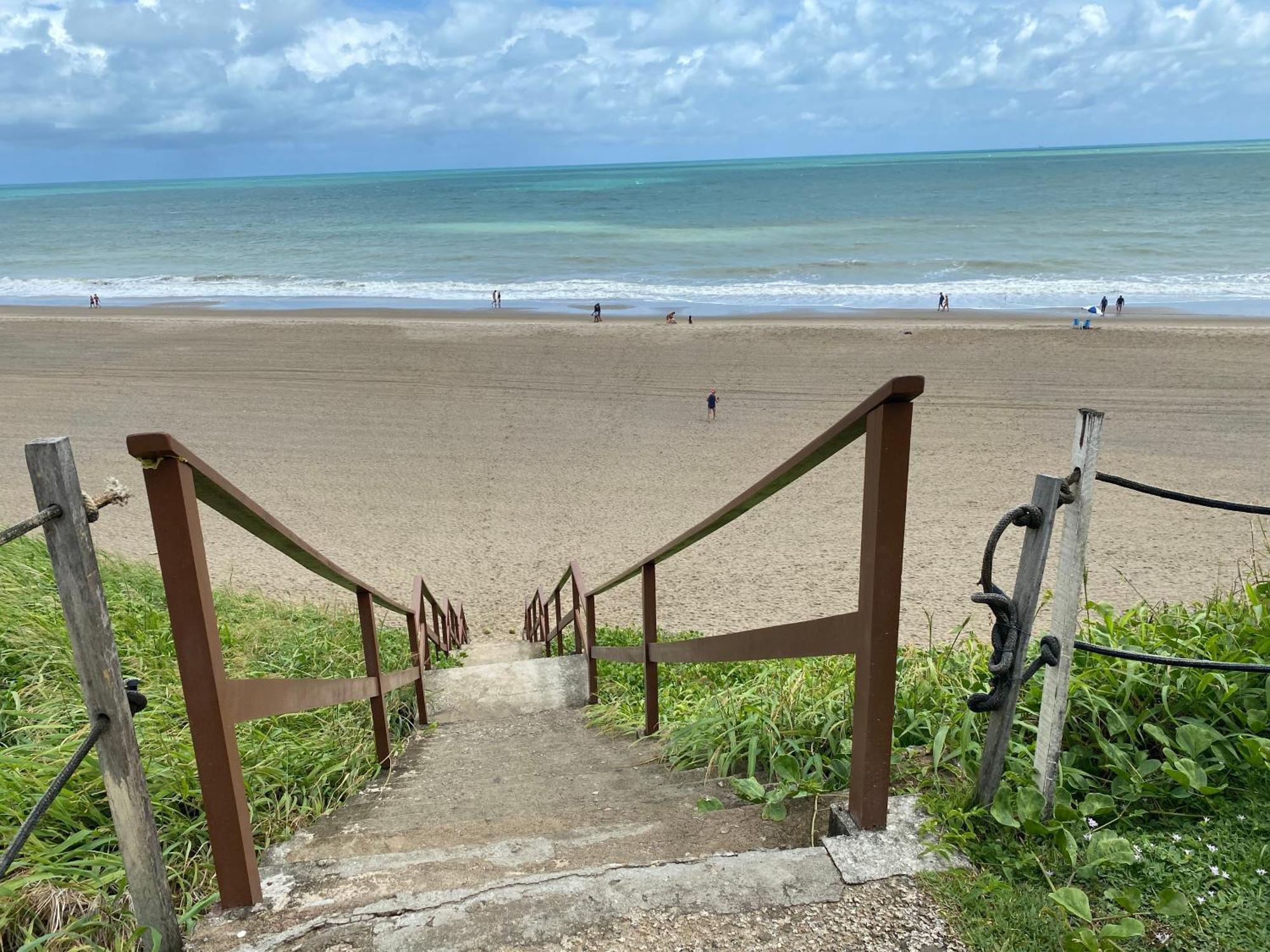 Atlantico Flat -207- Vista Ao Mar E Pe Na Areia Apartman Natal Kültér fotó